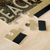 Carolina Beach Vintage Travel Legpuzzel (Zijkant)