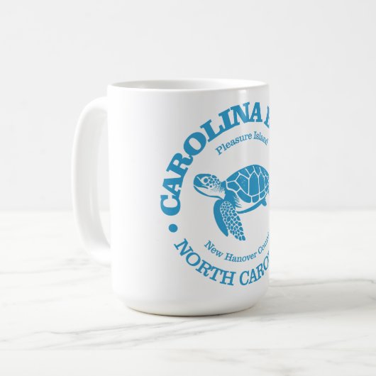 Carolina Beach (zeeen schildpad) Koffiemok (Voorkant links)