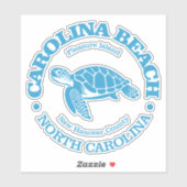 Carolina Beach (zeeen schildpad) Sticker (Vel)
