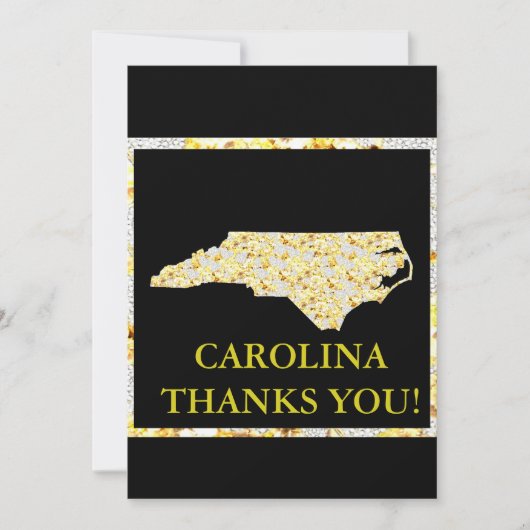 CAROLINA BEDANKT! BEDANKKAART (Voorkant)