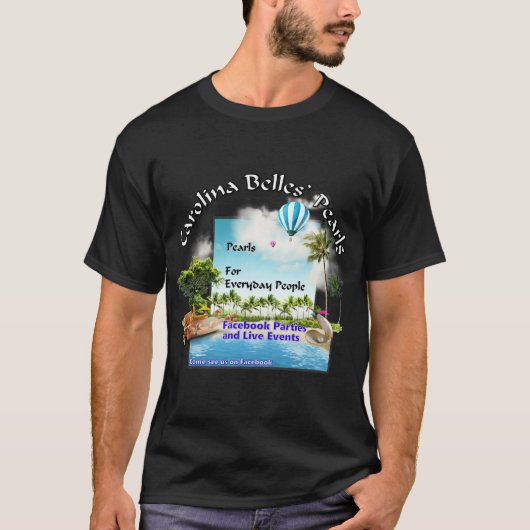 Carolina Belles Pearls 1 T-Shirt (Voorkant)