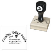 Carolina Belles Pearls stamper Rubberstempel (Gestempeld)
