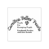 Carolina Belles Pearls stamper Rubberstempel (Afrduk)