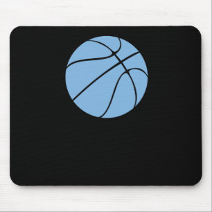 Carolina Blauw Licht Blauw Basketbal Graphic met O Muismat