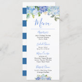 Carolina Bloom Bouquet | Menu Floral (Voorkant / Achterkant)