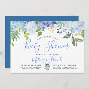 Carolina Bloom   Uitnodiging tot Baby shower