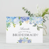 Carolina Bloom | Wil je mijn bruidsmeisje zijn? Kaart (Staand voorkant)