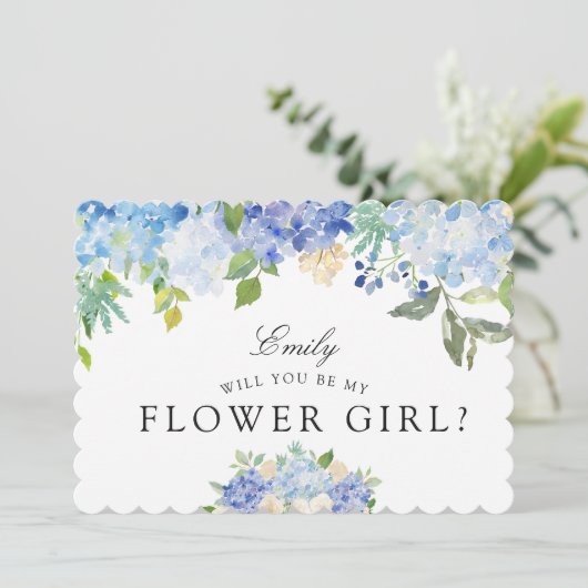 Carolina Bloom | Word jij mijn Bloemenmeisje? Kaart (Staand voorkant)