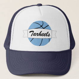 Carolina Blue Basketball Aangepast team naam sport Trucker Pet