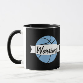 Carolina Blue Basketball Custom Team Name Coach Mok