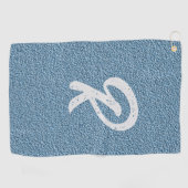 Carolina Blue Fiberglass Golfhanddoek (Horizontaal)