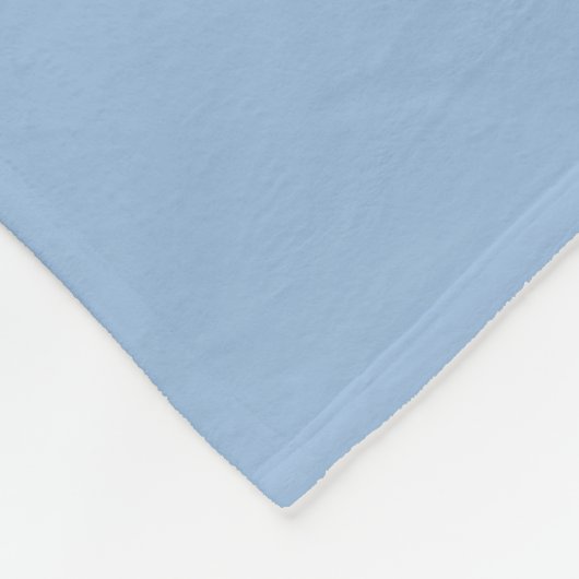 Carolina Blue Fleece Blanket Deken (Hoek)