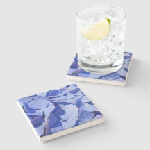 Carolina Blue Hydrangeas Limestone Stone Onderzett