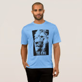 Carolina Blue King Mannen Sport-Tek Concurrent Lio T-shirt (Voorkant volledig)