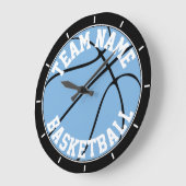 Carolina Blue/Light Blue Basketball  Grote Klok (Hoek)