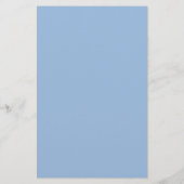 Carolina Blue Solid Color Briefpapier (Achterkant)