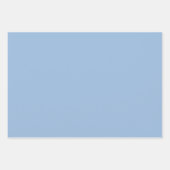 Carolina Blue Solid Color Inpakpapier Vel (Voorkant)