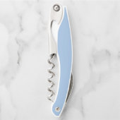 Carolina Blue Solid Color Kurkentrekker (Voorkant)