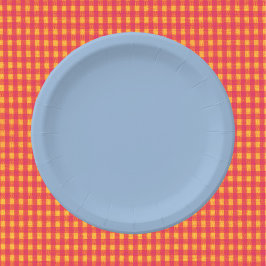 Carolina Blue Solid Color Papieren Bordje