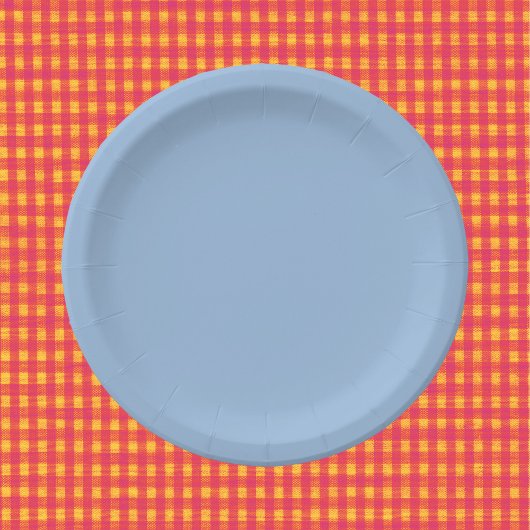 Carolina Blue Solid Color Papieren Bordje