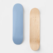 Carolina Blue Solid Color Persoonlijk Skateboard (Voorkant)