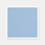 Carolina Blue Solid Color Servet (Voorkant)