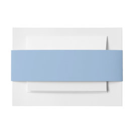 Carolina Blue Solid Color Uitnodigingen Wikkel