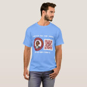 Carolina blue t-shirt (Voorkant volledig)
