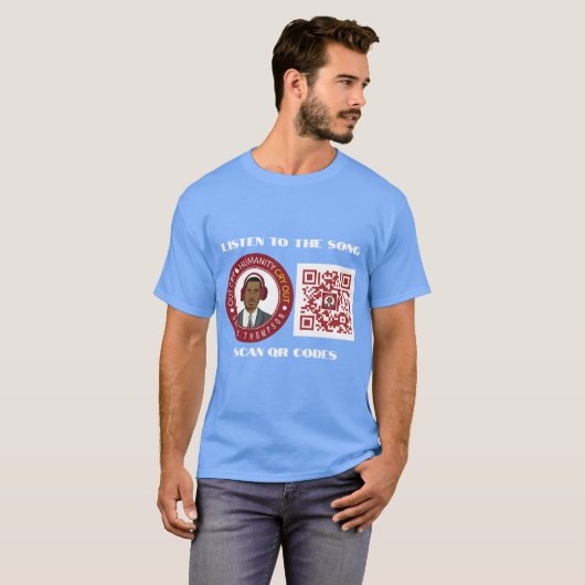 Carolina blue t-shirt (Voorkant volledig)