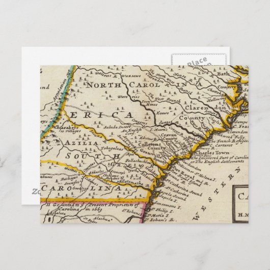 Carolina Briefkaart (Voorkant / Achterkant)