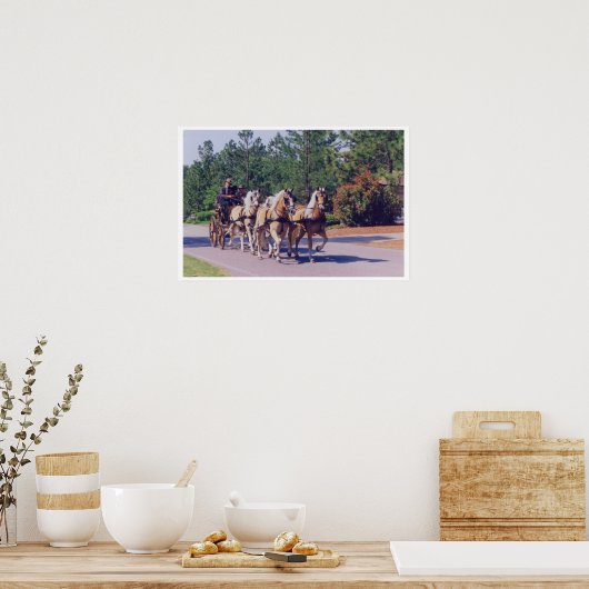 CAROLINA CARRIAGE POSTER (Keuken)