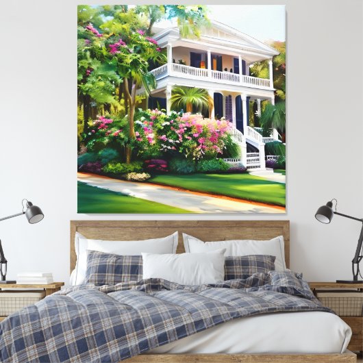 Carolina Charm Canvas Afdruk (Insitu (Slaapkamer))