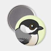 Carolina Chickadee Magneet (Voorkant / Achterkant)