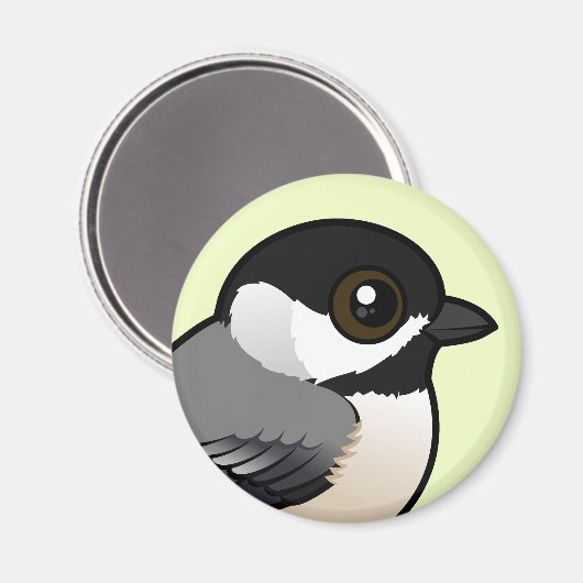 Carolina Chickadee Magneet (Voorkant / Achterkant)