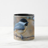 Carolina Chickadee Wild Bird Art Mok Cup (Midden)