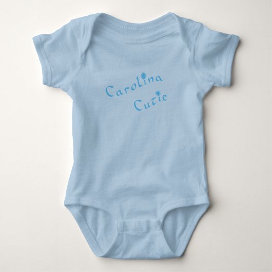 Carolina Cutie Baby Romper (Voorkant)