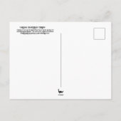 Carolina Diamondback terrapin 2 Briefkaart (Achterkant)