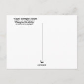 Carolina Diamondback Terrapin Briefkaart (Achterkant)