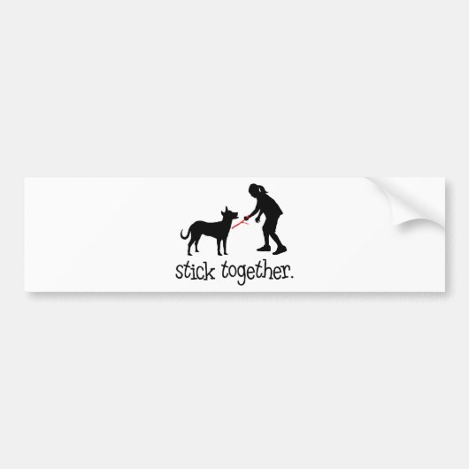 Carolina Dog Bumpersticker (Voorkant)