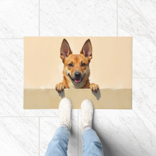 Carolina Dog deurmat Kunst