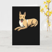 Carolina Dog Dog Kaart (Gele Bloem)