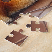 Carolina Dog Fireplace with Christmas Lights Legpuzzel (Zijkant)