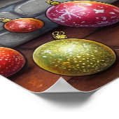 Carolina Dog Fireplace with Christmas Lights Poster (Hoek)