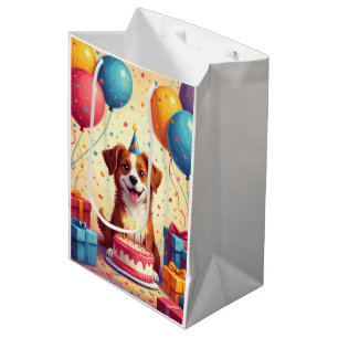 Carolina Dog Verjaardagsfeest Medium Cadeauzakje