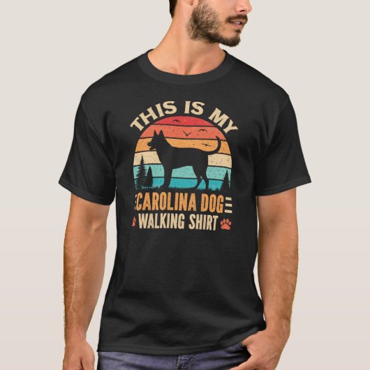 Carolina Dog Walking Dad American Dingo Walker T-shirt (Voorkant)