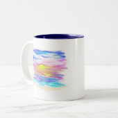 Carolina Dreaming Tweekleurige Koffiemok (Voorkant links)