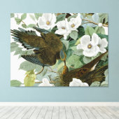 Carolina Duif Audubon Treurduif Vogel Canvas Afdruk (Insitu (Houten vloer))