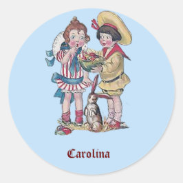 CAROLINA ~ EASTER Sticker  1911 ~ Cute! ~
