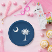 Carolina Flag borden, partij, sport, South Carolin Papieren Bordje (Feest)