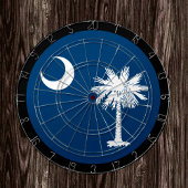 Carolina Flag Dartboard & South Carolina / game Dartbord